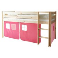 Livetastic VYVÝŠENÁ POSTEĽ, 90/200 cm prírodná farba, ružová, pink
