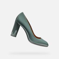 Light green women's pumps Geox Walk Pleasure 90 - Women's