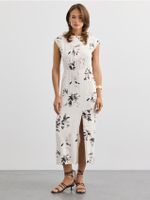 Mohito - Viskozes maxi kleita - balts