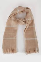 DEFACTO Men's Plaid Woven Scarf