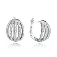 Olivie Strieborné náušnice PARIS 4861