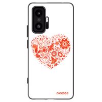 Silikónový čierny obal pre Xiaomi 11T - Veľké srdce