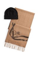 Čiapka a šál s prímesou vlny Lauren Ralph Lauren