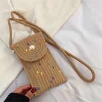 SOLARI Poletna crossbody torbica za telefon RAINBOW BROWN