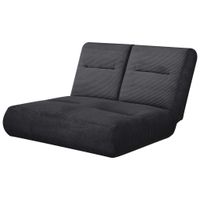 Livetastic ROZKLADACIA POHOVKA, textil, čierna