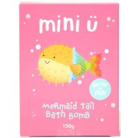 Mini-U Bath Bomb Mermaid Tail пенлива топка за вана 150 гр.