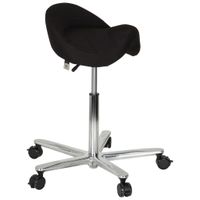 MID.YOU KANC. STOLIČKA BEZ OPERADLA plochá tkanina čierna