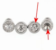 kolczyki JEWELRY & WATCHES - Circle Silver - USZKODZONE