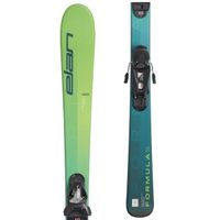Elan FORMULA S JRS + EL 7.5 Детски ски за спускания, тъмнозелено, размер