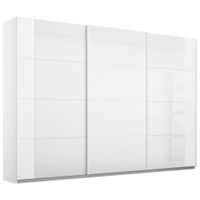 Rauch Möbel SKŘÍŇ S POSUVNÝMI DVEŘMI, bílá, vysoce lesklá bílá, 271/210/62 cm