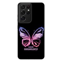 Fashion Case pre Samsung Galaxy S21 Ultra 5G G998B - Diamanty Purple
