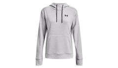Under Armour W Armour Fleece Left Chest Hoodie - Dámske - Tričko Under Armour - Sivé - 1373055-014 - Veľkosť: XS