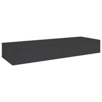 Hom`in KONZOLOVÝ STOLÍK, antracitová, 110/40/16 cm