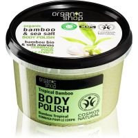 Organic Shop Organic Bamboo & Sea Salt ενεργοποιητική απολέπιση σώματος 250 ml