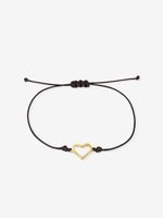 Vuch Gold Siope Armband Schwarz