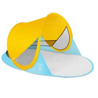 Spokey STRATUS Self-hanging beach tent, UV 40, 190 x 120 x 90 cm, yellow