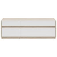 Hom`in SKRINKA POD TV, biela, farba duba, 173,5/58,2/42 cm