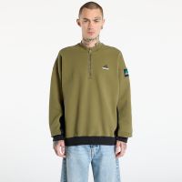 Φούτερ adidas Equipment Blocked Half-Zip Focus Olive L