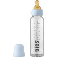 BIBS Baby Glass Bottle 225 ml пляшечка для годування Baby Blue 225 мл