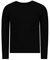 Trendyol Black Men's Fitted Cotton Slim Fit Crew Neck Basic Sweater