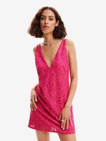 Desigual Lace Kleid Rosa