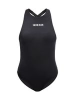 Calvin Klein Swimwear Jednodijelni kupaći kostim 'INTENSE POWER'  crna / bijela