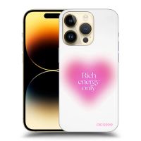 Silikónový čierny obal pre Apple iPhone 14 Pro - Rich Energy