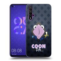 Silikónový čierny obal pre Huawei Nova 5T - COONDA chlupatka - tmavá