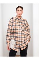 LC Waikiki Lcw Plaid Oversize Women's Lumberjack Shirt