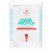 Kallos Hair Pro-Tox maska za šibke in poškodovane lase s kokosovim oljem, hialuronsko kislino in kolagenom 1000 ml