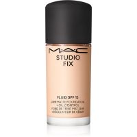 MAC Cosmetics Mini Studio Fix Fluid SPF 15 24HR Matte Foundation + Oil Control mattító alapozó SPF 15 árnyalat NW10 15 ml