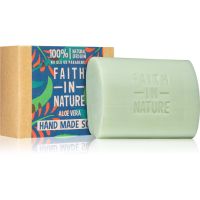 Faith In Nature Hand Made Soap Aloe Vera натуральне тверде мило з алое вера 100 гр