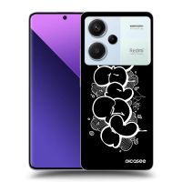 Silikónový čierny obal pre Xiaomi Redmi Note 13 Pro+ 5G - Throw UP