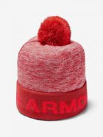 Caps Under Armour Boy 's Gametime Pom Beanie-Red