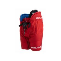 Nohavice Bauer Pro S24 INT, Intermediate, červená, L