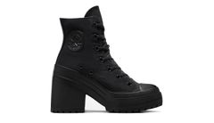 Converse Chuck 70 De Luxe Heel Hi - Dámske - Tenisky Converse - Čierne - A06899C - Veľkosť: 38