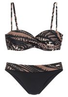 LASCANA Bikini  smeđa / crna