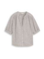 TOM TAILOR Bluza  maslinasta / prljavo bijela