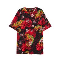 Cropp - Kratek top s potiskom - maroon