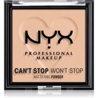 NYX Professional Makeup Can't Stop Won't Stop Mattifying Powder mattierendes Puder Farbton 03 Light Medium 6 g