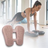 Balanční masážní podložka inSPORTline Balaxor mocha mousse