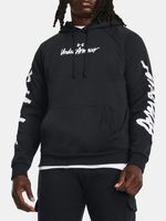 Under Armour UA Rival Fleece Graphic HD Melegítő felső Fekete