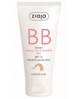 Ziaja BB krém pre normálnu, suchú, citlivú pleť tón prirodzený SPF15 50 ml