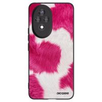 Silikónový čierny obal pre Honor 200 Pro 5G - Pink Moo