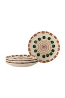 Bloomingville Sada dezertných tanierov Bloomingville Shama 20,5 x 2,5 cm 4-pak