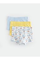 LC Waikiki Baby Boy Boxer 3-pack with an Elastic Printed Waist