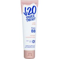 Under Twenty ANTI! ACNE zmatňujúci BB krém SPF 10 odtieň 01 Light Beige 60 ml