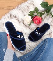 Klapki damskie Natural Style NS-054 niebieskie