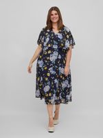 Vila Rilla Kleid Blau