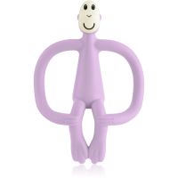 Matchstick Monkey Teething Toy and Gel Applicator grizalo s krtačko 2v1 Lilac 1 kos